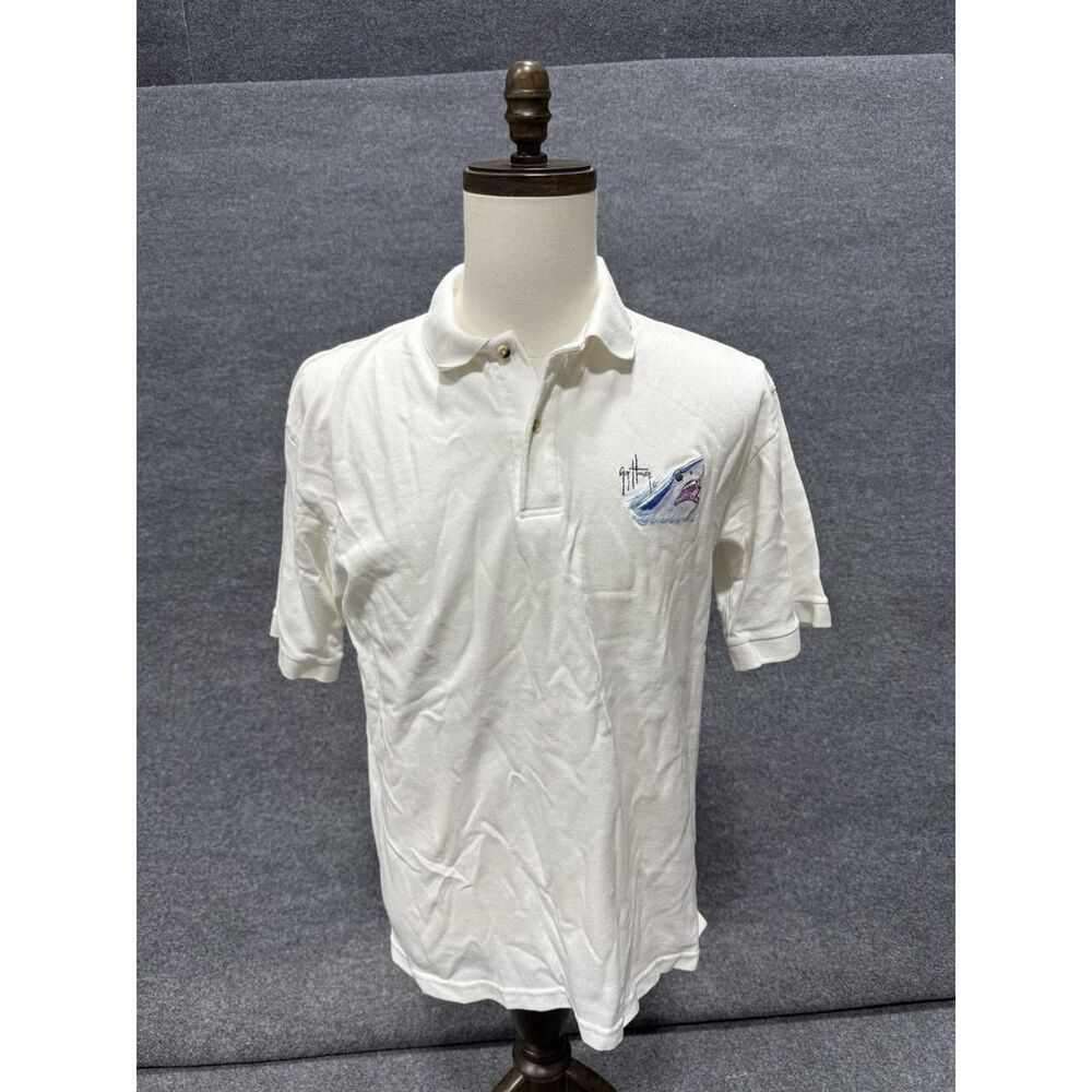Guy-harvey Men's White Polo-shirts